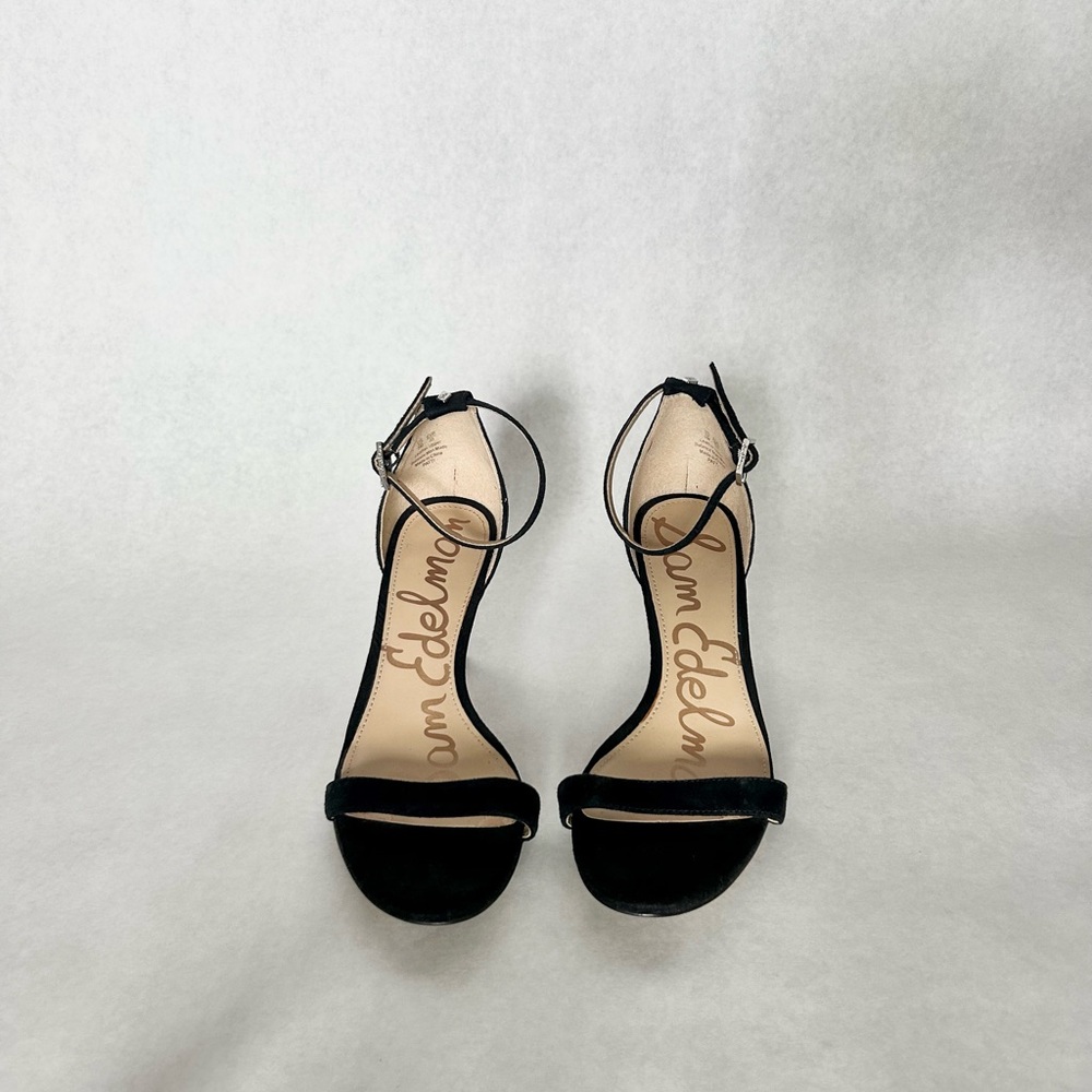 Sam Edelman Black Ankle Strap Heels